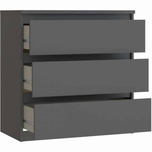 Komoda CHELSEA  Siva Antracitna 77,2 x 42,2 x 79,9 cm Cijena