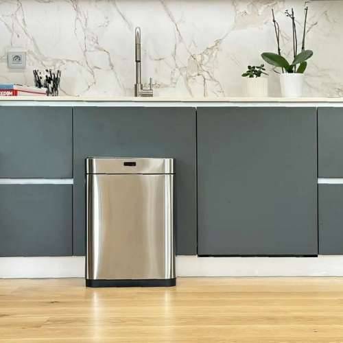Kanta za smeće Kitchen Move Siva Metal Nehrđajući Čelik 60 L Cijena