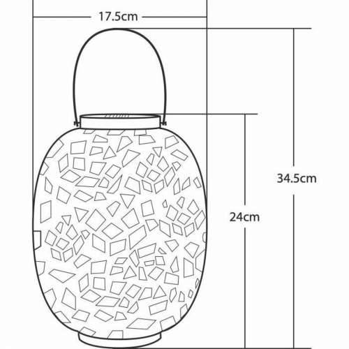Solarna svjetiljka Galix G2002 Krom Hladno bijela 10 lm Cijena