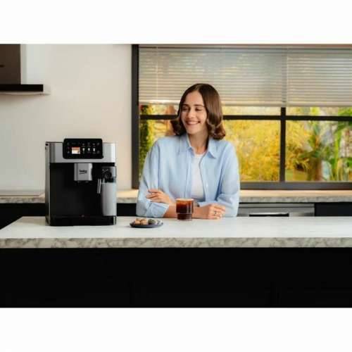 Super automatski aparat za kavu BEKO CEG7348X Crna Siva Srebrna Cijena
