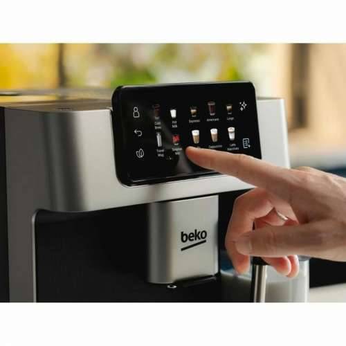 Super automatski aparat za kavu BEKO CEG7348X Crna Siva Srebrna Cijena