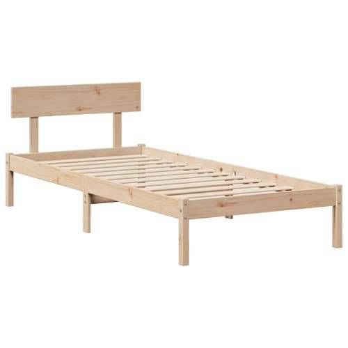 Okvir kreveta bez madraca 90 x 200 cm od masivne borovine - Prirodna 90 x 200 cm Cijena