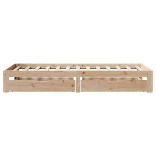 Okvir kreveta s ladicama bez madraca 75x190 cm - Prirodna 75 x 190 cm Cijena