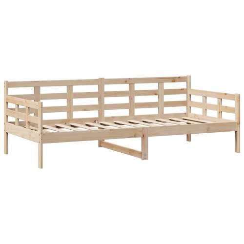 Dnevni krevet s ladicama bez madraca 90x200 cm masivno drvo - Prirodna 90 x 200 cm Cijena