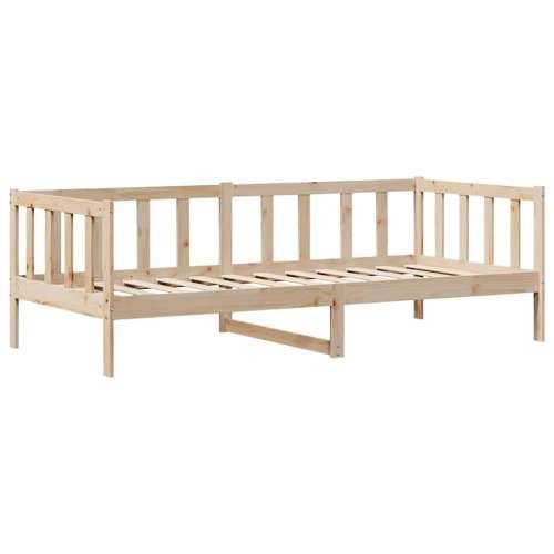 Dnevni krevet s ladicama bez madraca 80x200 cm masivno drvo - Prirodna 80 x 200 cm Cijena