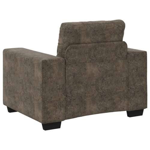 Fotelja Tamno Siva 59 cm Umjetna Koža - Tamno siva 60 cm Cijena