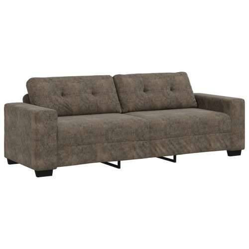 tamno siva sofa za 3 osobe 180 cm umjetna koža - Tamno siva 180 cm Cijena