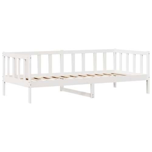 Dnevni krevet s ladicama bez madraca 90x200 cm masivno drvo - Bijela 90 x 200 cm Cijena