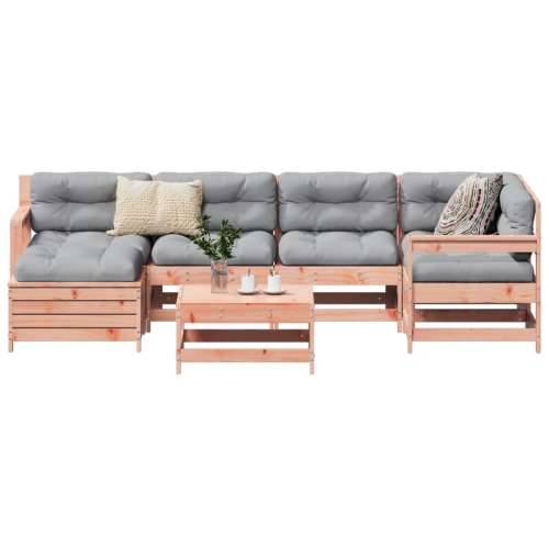 Vrtna garnitura - 7-dijelni set vrtnih sofa od masivnog drva duglazije - Prirodni douglas 1 Cijena