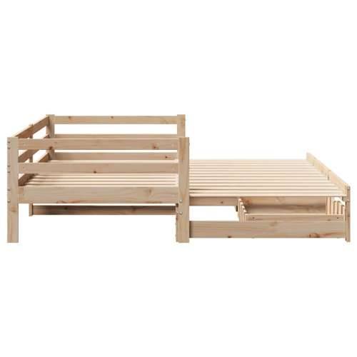 Dnevni krevet na razvlačenje s ladicama bez madraca 80x200 cm Cijena