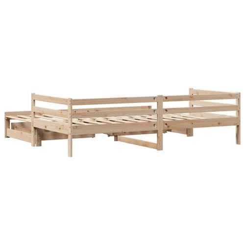 Dnevni krevet na razvlačenje s ladicama bez madraca 80x200 cm Cijena