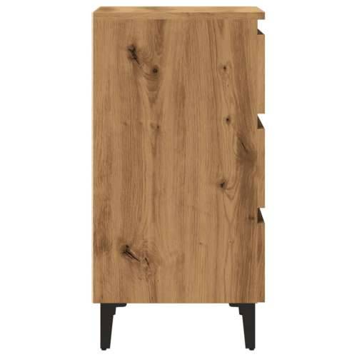 Krevetni ormarić s metalnim nogama Artisan hrast 40x35x69 cm - hrast artisan 1 Cijena