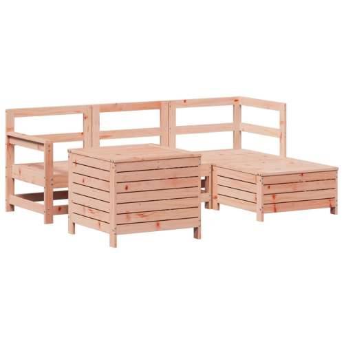 Vrtna garnitura - 5-dijelni set vrtnih sofa od masivnog drva duglazije - Prirodni douglas 1 Cijena