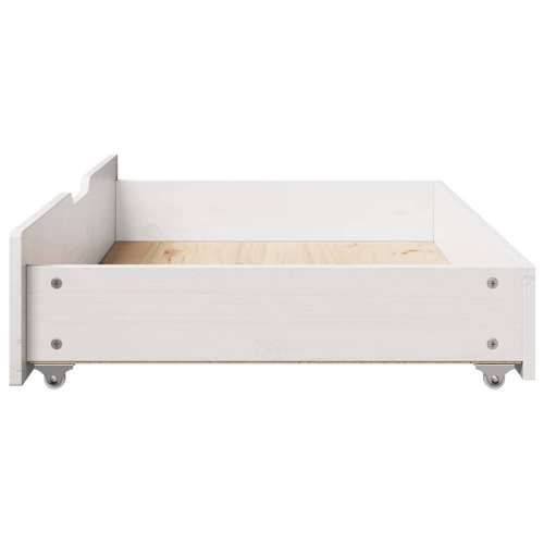 Ladice ispod kreveta 2 kom bijele 95x55x17 cm od borovine - Bijela 90 x 55 x 16 cm 1 Cijena