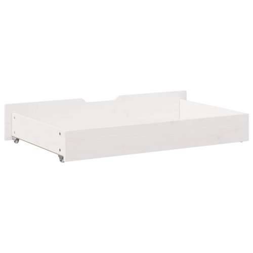 Ladice ispod kreveta 2 kom bijele 95x55x17 cm od borovine - Bijela 90 x 55 x 16 cm 1 Cijena