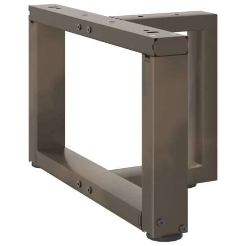 Noge za klub stolić T-oblika 2 kom Crne 40x25x(30-31) cm Čelik - Prirodna 40 x 25 x (30-31) cm 1 Cijena