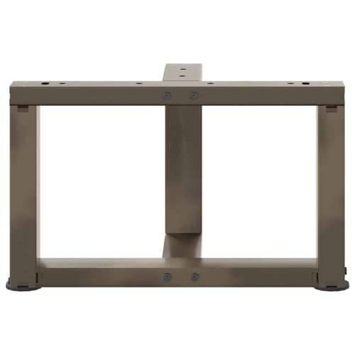 Noge za klub stolić T-oblika 2 kom Crne 40x25x(30-31) cm Čelik - Prirodna 40 x 25 x (30-31) cm 1 Cijena