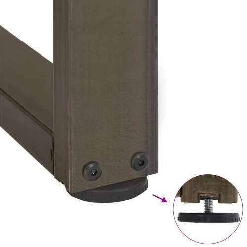 Noge za klub stolić T-oblika 2 kom Crne 40x25x(30-31) cm Čelik - Prirodna 40 x 25 x (30-31) cm 1 Cijena