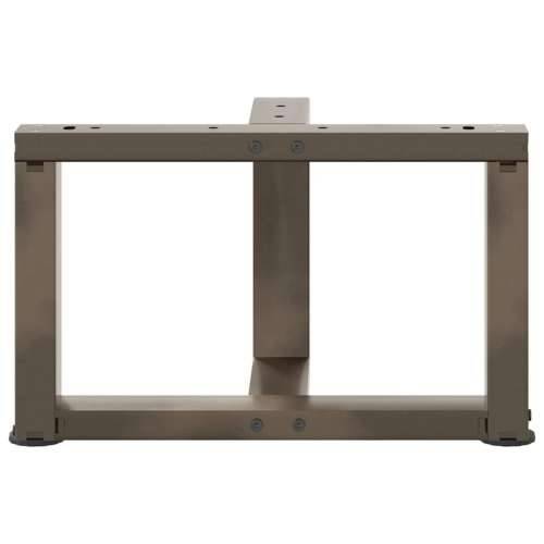 Noge za klub stolić T-oblika 2 kom Crne 50x25x(30-31) cm Čelik - Prirodna 50 x 25 x (30-31) cm 1 Cijena