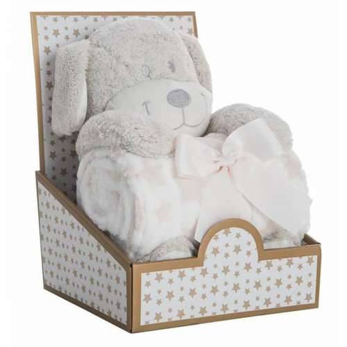 Poklon Set za Bebu Coralina Plišane igračke Deka Pas 100 x 75 cm Cijena