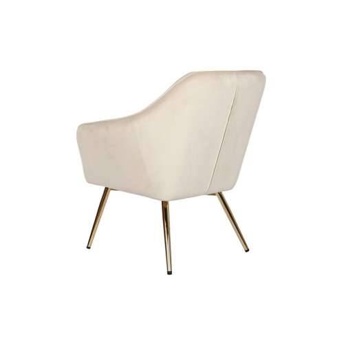 Sjedalo DKD Home Decor Krema zlatan Metal 74 x 74 x 90 cm Cijena