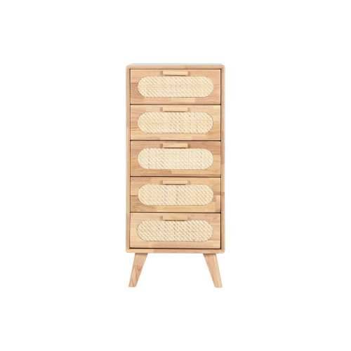 Ormarić s ladicama Home ESPRIT Prirodno Metal Kaučukovac 40 x 30 x 78 cm Cijena