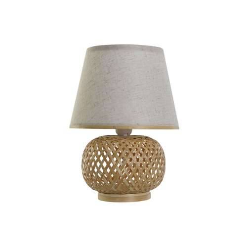 Stolna svjetiljka DKD Home Decor Smeđa Prirodno Bambus 50 W 220 V 24 x 24 x 34 cm Cijena