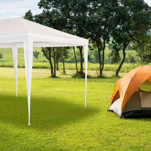 Sjenica Aktive 300 x 255 x 600 cm Metal Bijela Plastika Cijena