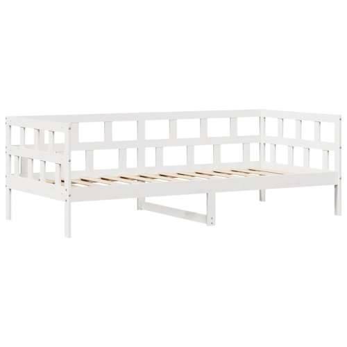Dnevni krevet s ladicama bez madraca 80x200 cm masivno drvo - Bijela 90 x 190 cm Cijena