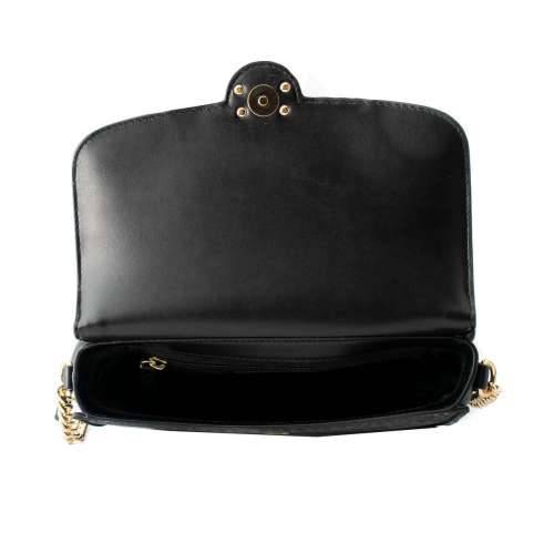 Torba na Rame Michael Kors Leida Crna 23 x 16 x 7 cm Cijena