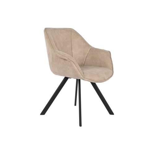 Naslonjač DKD Home Decor Crna Bež 64 x 67 x 85 cm Cijena