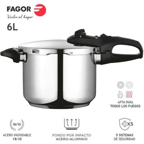 Ekpres lonac Fagor DUO Nehrđajući Čelik 18/10 4 L 6 L Cijena