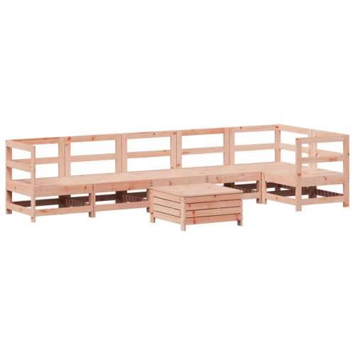 Vrtna garnitura - 7-dijelni set vrtnih sofa od masivnog drva duglazije - Prirodni douglas 1 Cijena