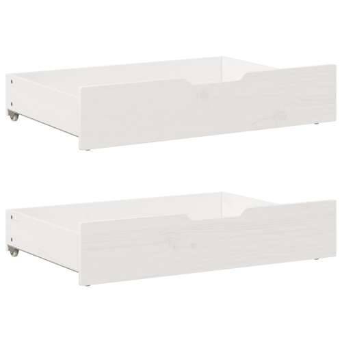 Dnevni krevet na razvlačenje s ladicama bez madraca 90x200 cm - Bijela 90 x 200 cm Cijena