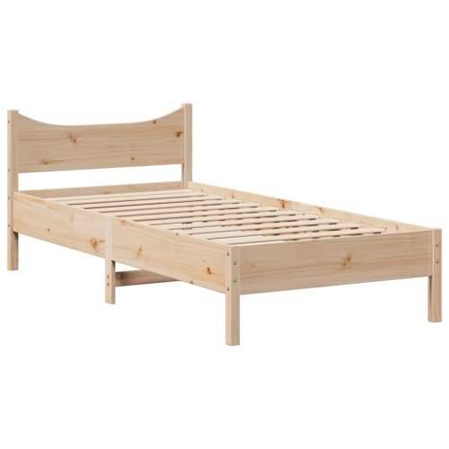 Okvir kreveta bez madraca 90 x 200 cm od masivne borovine - Prirodna 90 x 200 cm Cijena
