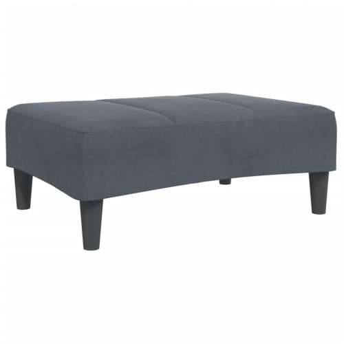 Tabure tamnosivi 77x55x31 cm baršunasti - Tamno siva 1 Cijena