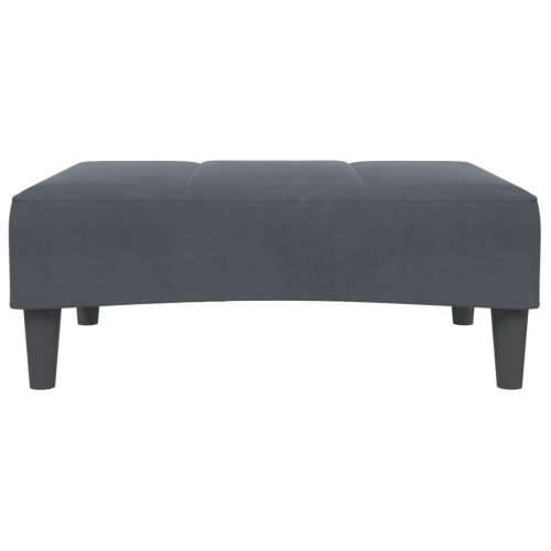 Tabure tamnosivi 77x55x31 cm baršunasti - Tamno siva 1 Cijena