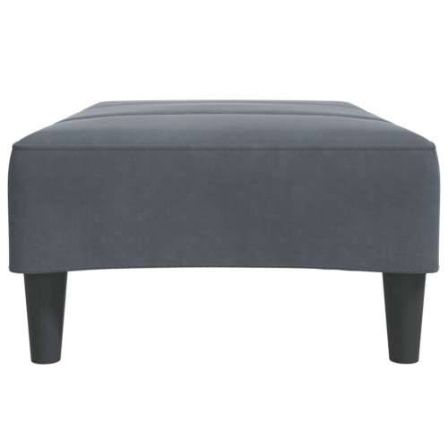Tabure tamnosivi 77x55x31 cm baršunasti - Tamno siva 1 Cijena