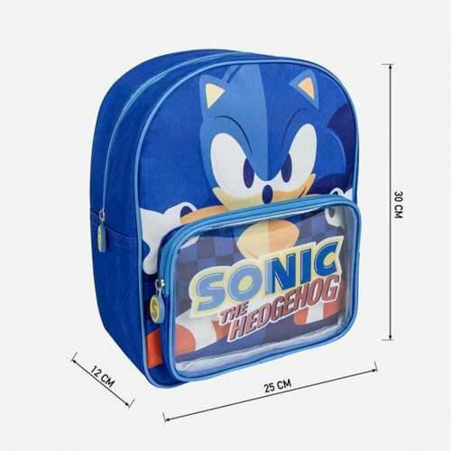 Školski Ruksak Sonic Plava 25,0 x 30,0 x 1,2 cm Cijena