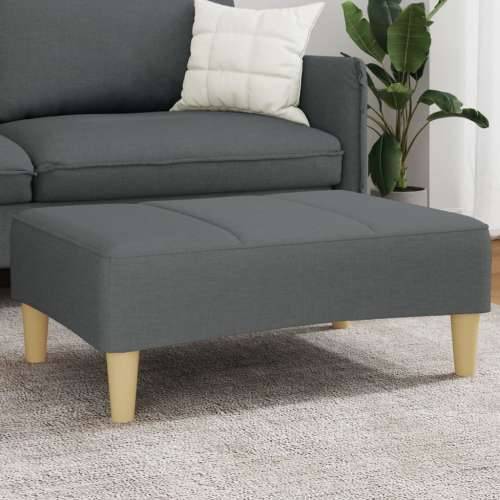 Tabure tamnosivi 77x55x31 cm od tkanine - Tamno siva 1 Cijena
