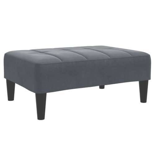 Tabure tamnosivi 77x55x31 cm baršunasti - Tamno siva 1 Cijena