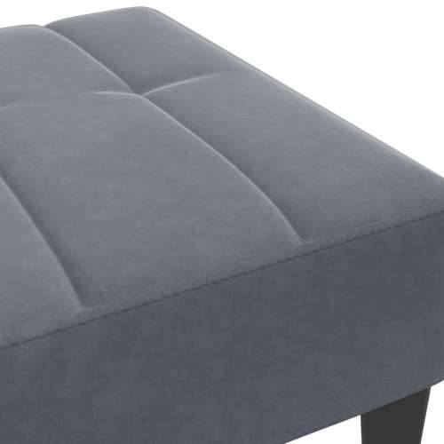 Tabure tamnosivi 77x55x31 cm baršunasti - Tamno siva 1 Cijena