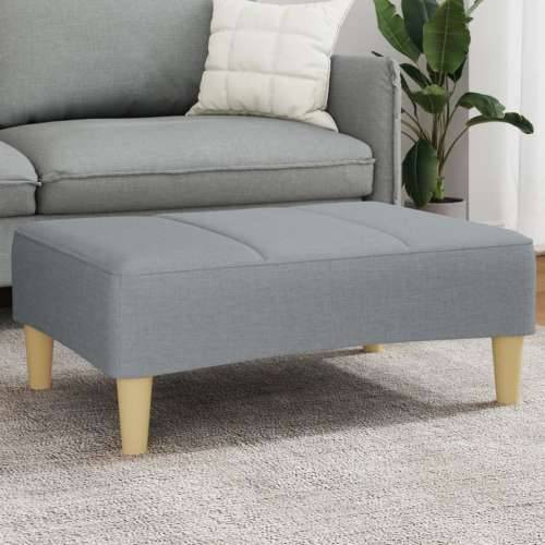 Tabure svjetlosivi 77x55x31 cm od tkanine - Svjetlosiva 1 Cijena