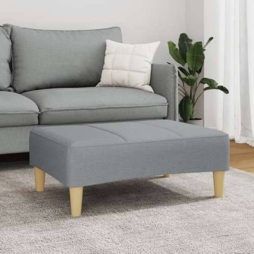Tabure svjetlosivi 77x55x31 cm od tkanine - Svjetlosiva 1 Cijena