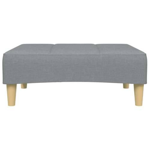 Tabure svjetlosivi 77x55x31 cm od tkanine - Svjetlosiva 1 Cijena