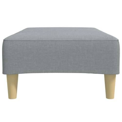 Tabure svjetlosivi 77x55x31 cm od tkanine - Svjetlosiva 1 Cijena