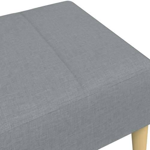 Tabure svjetlosivi 77x55x31 cm od tkanine - Svjetlosiva 1 Cijena