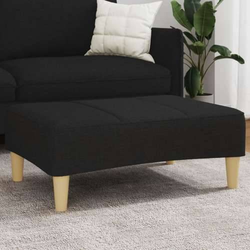 Tabure crni 77x55x31 cm od tkanine - Crna 1 Cijena