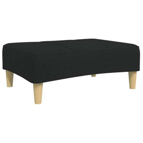 Tabure crni 77x55x31 cm od tkanine - Crna 1 Cijena