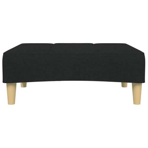 Tabure crni 77x55x31 cm od tkanine - Crna 1 Cijena